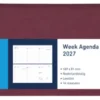 Agenda 2025 Ryam Memoplan 7 Mundior 7Dagen/2Pagina's Landscape Bordeaux