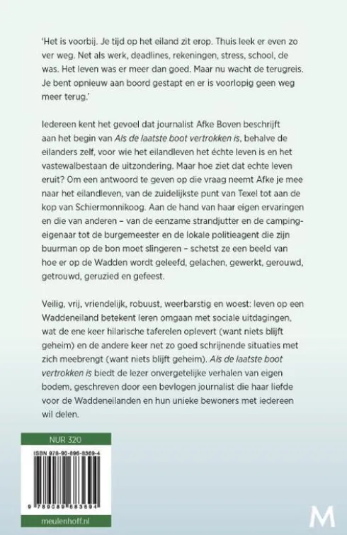 Als de laatste boot vertrokken is