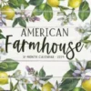 American Farmhouse 2024 12 X 12 Wall Calendar