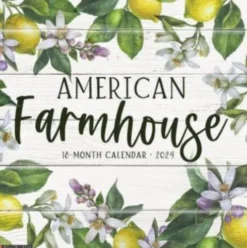 American Farmhouse 2024 12 X 12 Wall Calendar