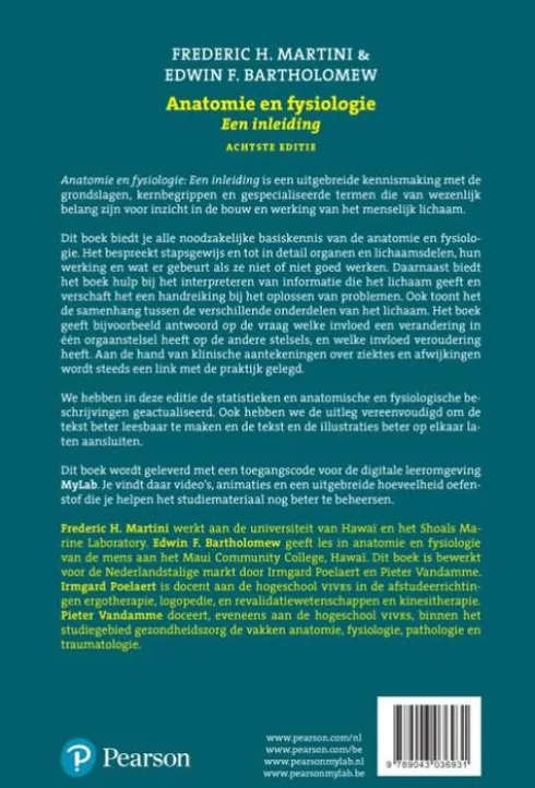 Anatomie en fysiologie, 8e editie met MyLab NL