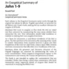 An Exegetical Summary of John 1-9