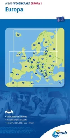 ANWB*Wegenkaart Europa 1. Europa