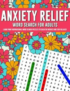 Anxiety Relief Word Search Puzzles For Adults