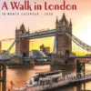 A Walk in London 2026 Wall Calendar