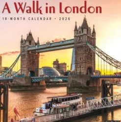A Walk in London 2026 Wall Calendar