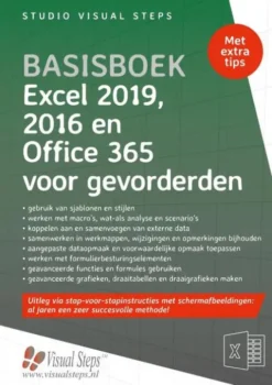 Basisboek Excel 2019, 2016 en Office 365 voor gevorderden