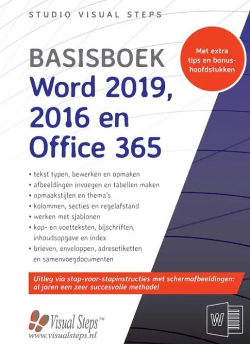 Basisboek Word 2019, 2016 en Office 365