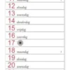 Bekking notitie kalender 2027