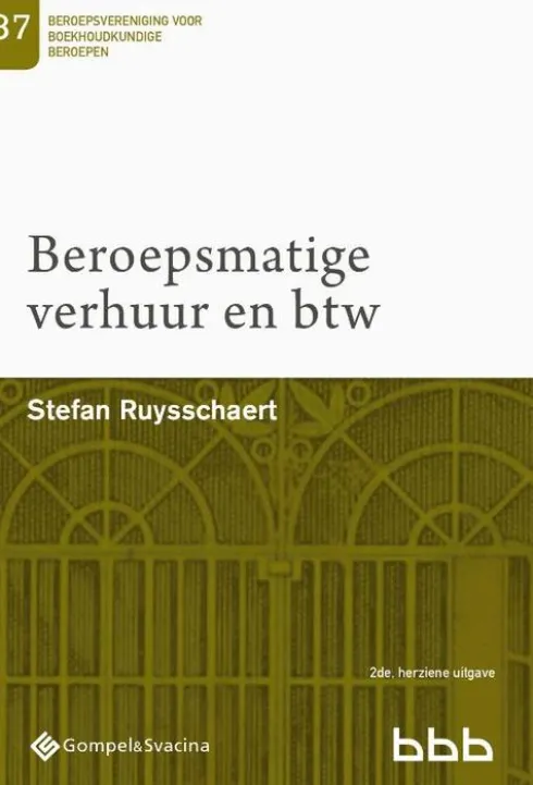 Beroepsmatige verhuur en btw