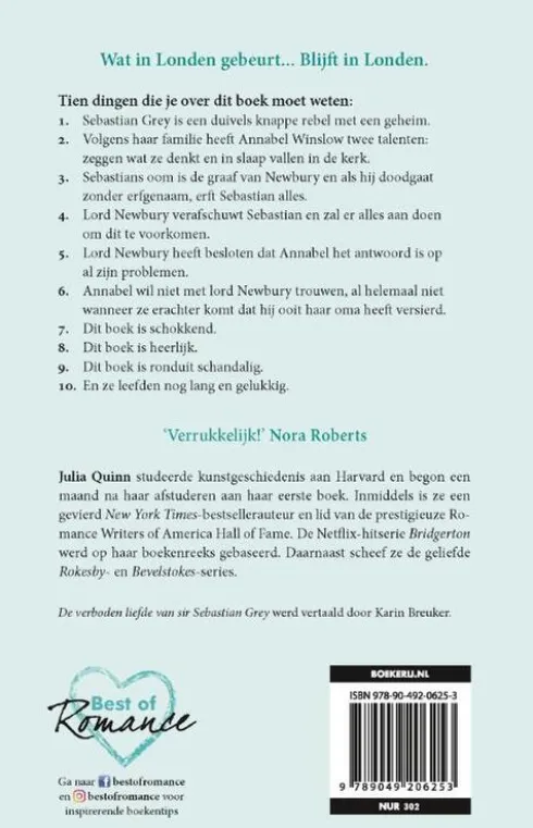 Bevelstokes 3 - De verboden liefde van sir Sebastian Grey
