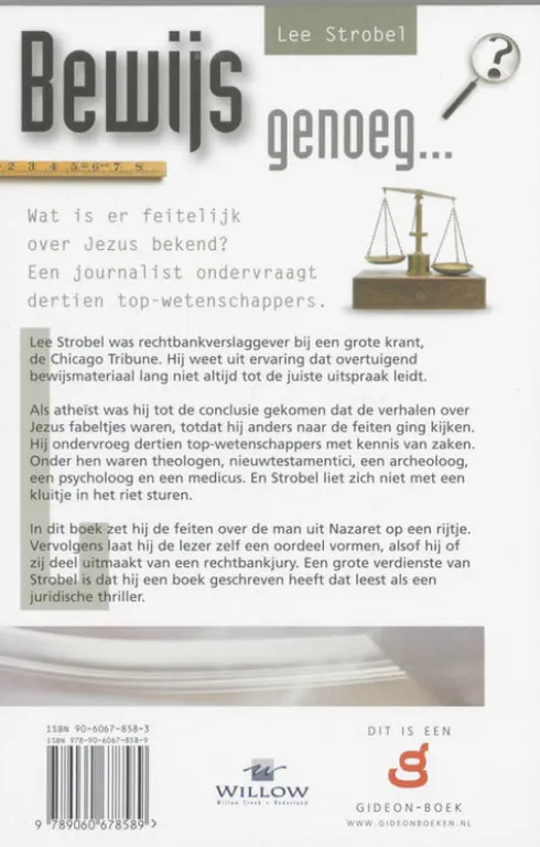 Bewijs genoeg...