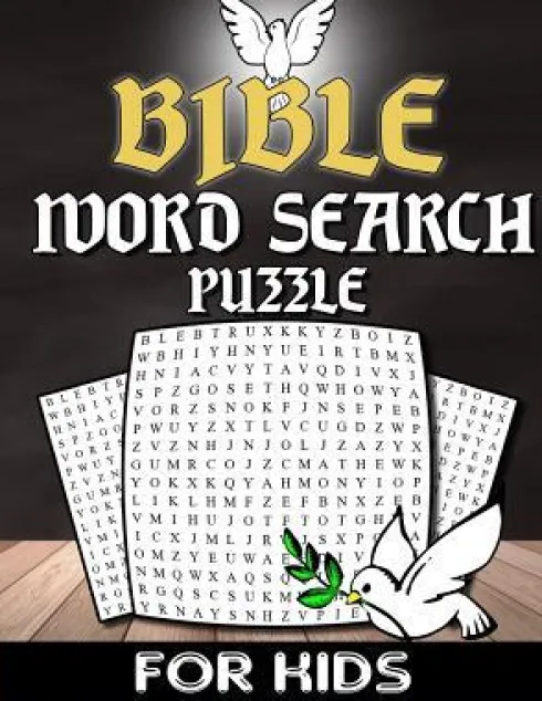 Bible Word Search For Kids: Christian Word Search Puzzle Book For Kids Adults And Senior With Inspirational Words - Bible Activity Book Crossword