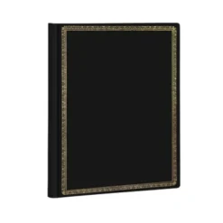 Black Edition Midi Lined Hardcover Journal (Elastic Band Closure)