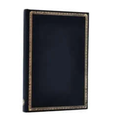 Black Edition Mini Lined Hardcover Journal (Elastic Band Closure)