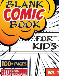Blank Comic Book for Kids (Ages 4-8, 8-12)