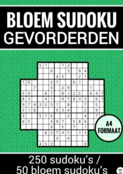 Bloem Sudoku Gevorderden - 250 Sudoku's / 50 Bloem Sudoku's - nr. 28