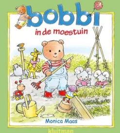 Bobbi in de moestuin