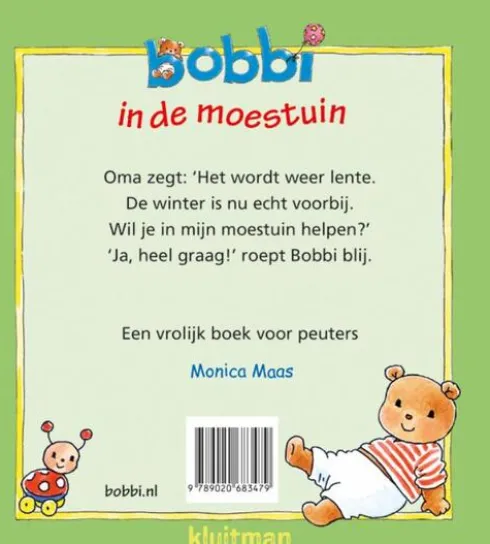 Bobbi in de moestuin