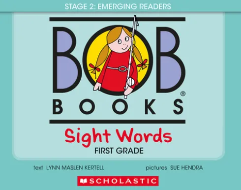 Bob Books - Sight Words First Grade Hardcover Collection of 10 Stories Decodable Phonics Stories, Ages 4 and Up, Kindergarten (Stage 2: Emerging Reade