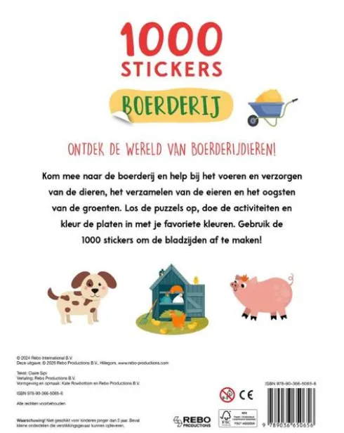 Boerderij - 1000 stickers