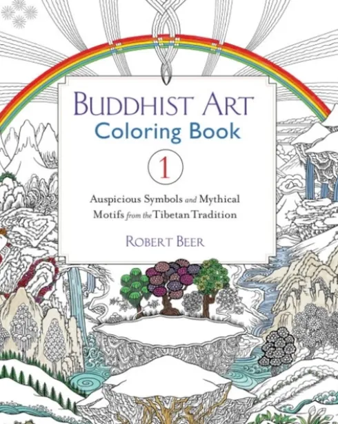 Buddhist Art Coloring Book 1