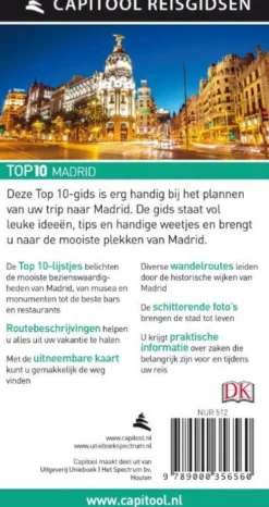 Capitool Reisgidsen Top 10 - Madrid