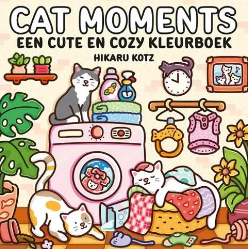 Cat Moments – een cute en cozy kleurboek