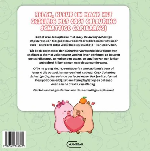 Cosy Colouring Schattige Capibara's