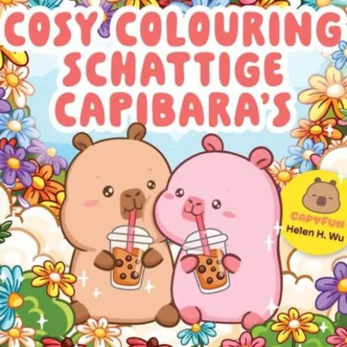Cosy Colouring Schattige Capibara's