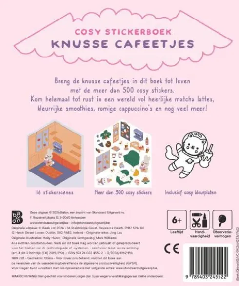 Cosy stickerboek: Knusse cafeetjes