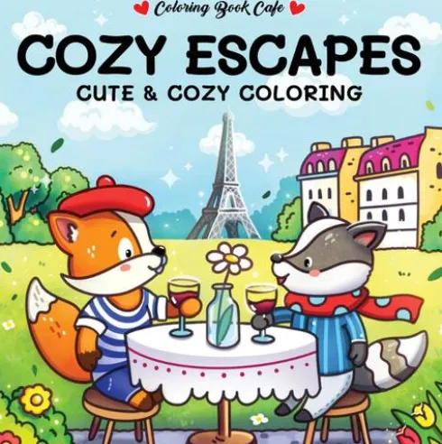 Cozy escapes - Coloring Book Cafe