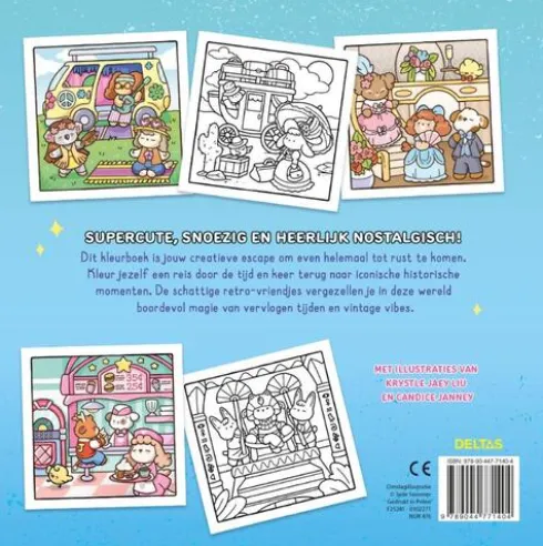 Cozy Vintage - Comfy kleurboek Jade Summer