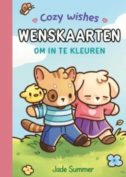 Cozy wishes - Wenskaarten om in te kleuren Jade Summer