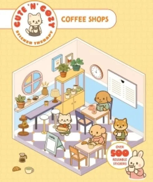 Cute 'n' Cozy Sticker Therapy: Coffee Shops