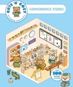 Cute 'n' Cozy Sticker Therapy: Convenience Stores