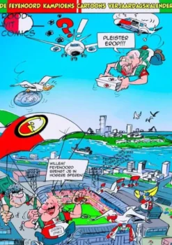 De Feyenoord kampioens-cartoons verjaardagskalender