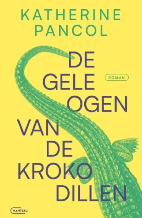 De gele ogen van de krokodillen