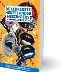 De lekkerste Nederlandse meezingers scheurkalender