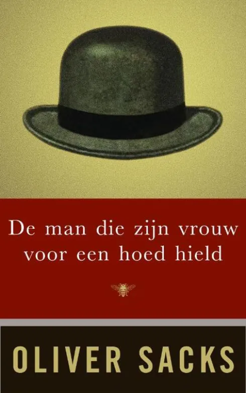 De man die zijn vrouw voor een hoed hield