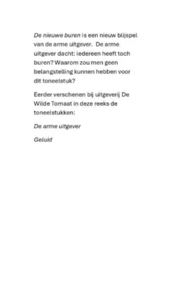 De nieuwe buren