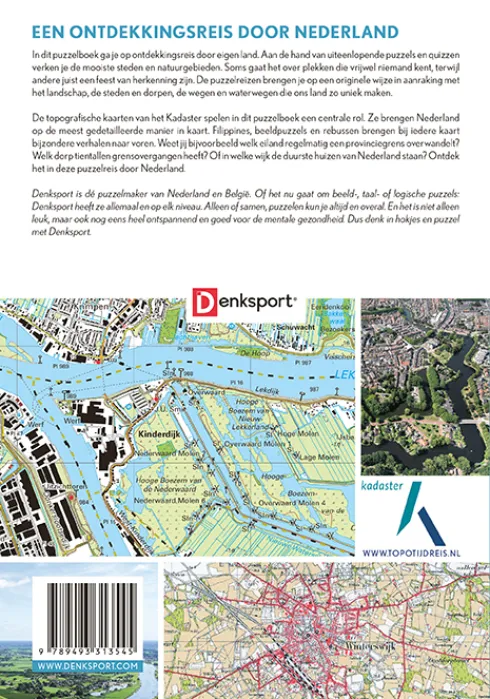 Denksport - Nederland in kaart Puzzelboek