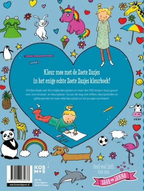 De Zoete Zusjes kleurboek