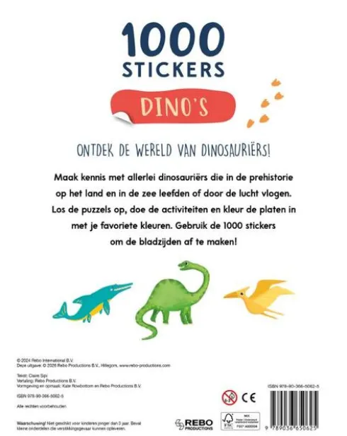 Dino's - 1000 stickers