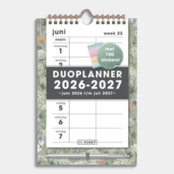 Duoplanner 2026-2027 A5+ Weidebloemen