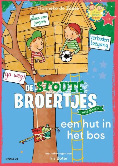 Een hut in het bos