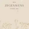 Een zegenwens voor jou