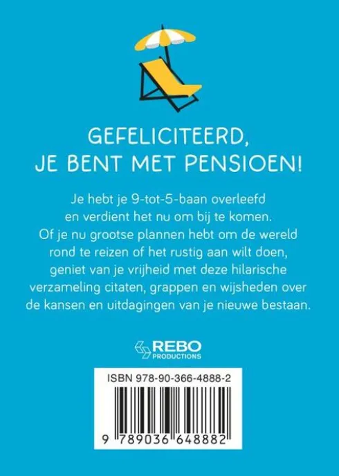 Eindelijk met pensioen!