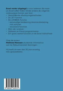 Excel verder uitgelegd