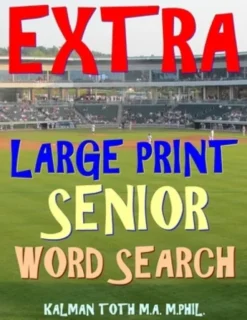 Extra Large Print Senior Word Search